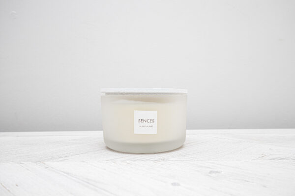 Sences White Alang Alang Lidded Candle